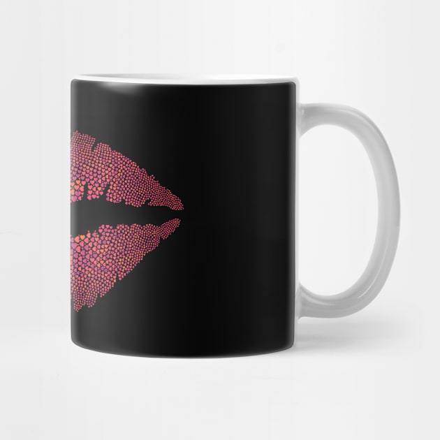 Purple Heart Lips by LAvision